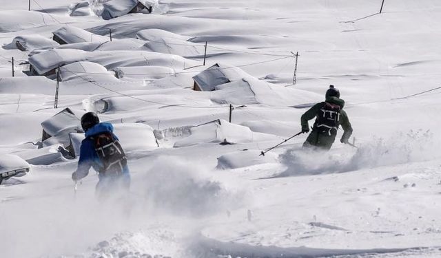 Kaçkar Dağları'nda "heliski" etkinliğinde 12. hafta heyecanı yaşanıyor