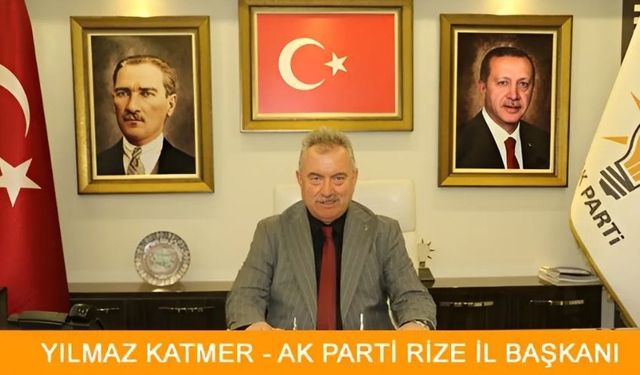 Ak Pati Rize İl Başkanı Katmer: "Özel sektör, taban fiyatın altında çay satın alamayacak"