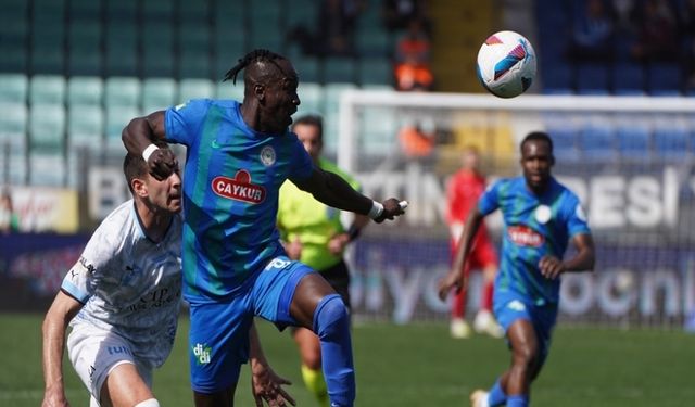 Çaykur Rizespor'a Bodrumspor'dan soğuk duş!