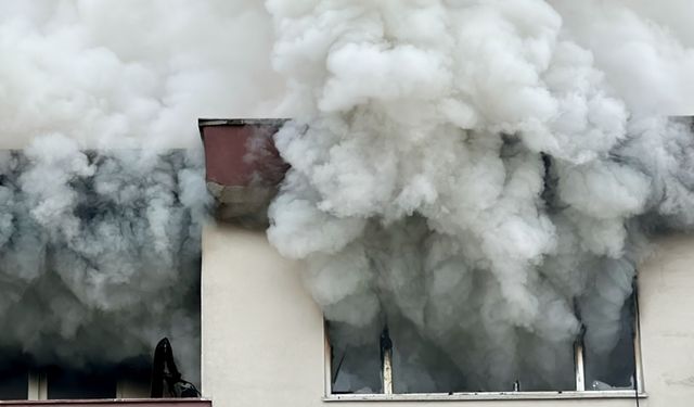 Düzce'de dairede çıkan yangında 1 kişi dumandan etkilendi