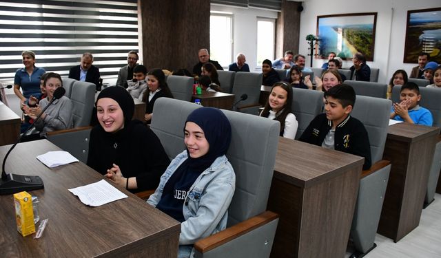 Terme'de ilk kez çocuk meclisi toplandı