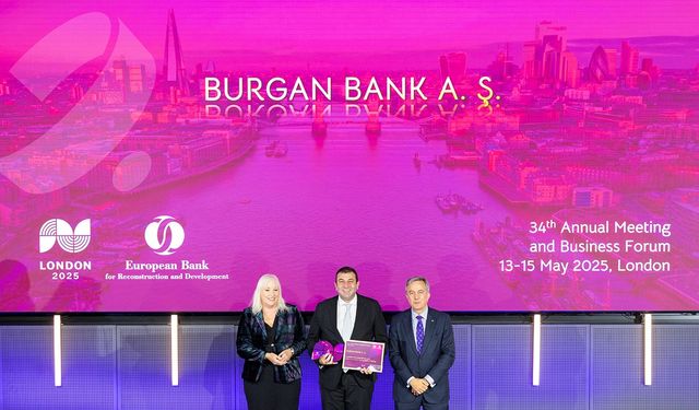 Burgan Bank, EBRD tarafından "Türkiye'nin En Aktif Amir Bankası" seçildi