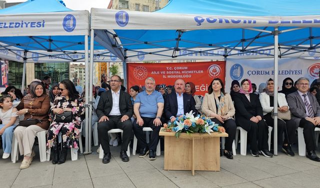 Çorum’da "Ailemiz, Geleceğimiz" temalı "Aile Yılı" festivali organize edildi