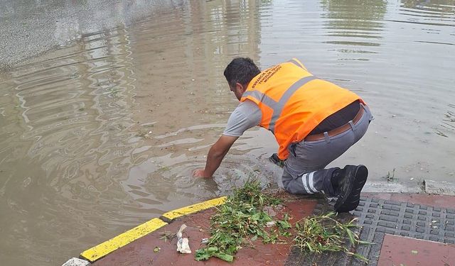 Çorum'da sağanak ve dolu etkili oldu