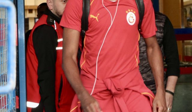 Galatasaray kafilesi Trabzon'a geldi