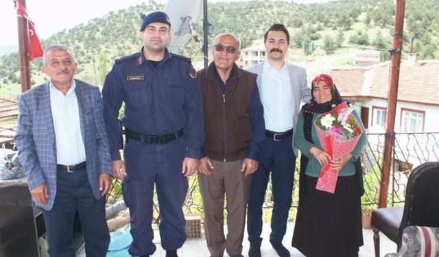 Göynücek Kaymakamı Demirgül'den şehit annelerine ziyaret