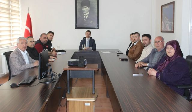 Göynücek'te Afet Ve Acil Durumlara Yönelik Hazırlık Toplantısı yapıldı