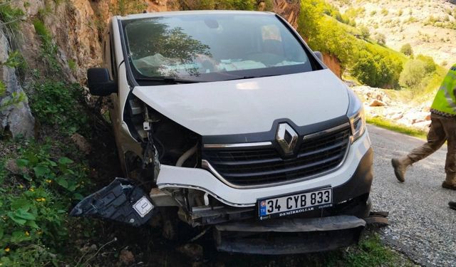 Gümüşhane'de trafik kazasında 1 kişi yaralandı