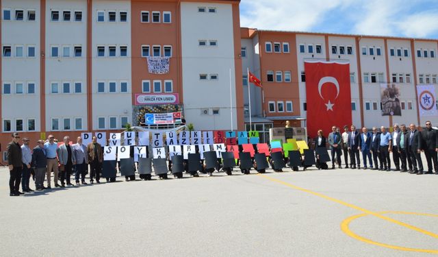 Havza Fen Lisesinde bilim ve kültür şenliği düzenlendi