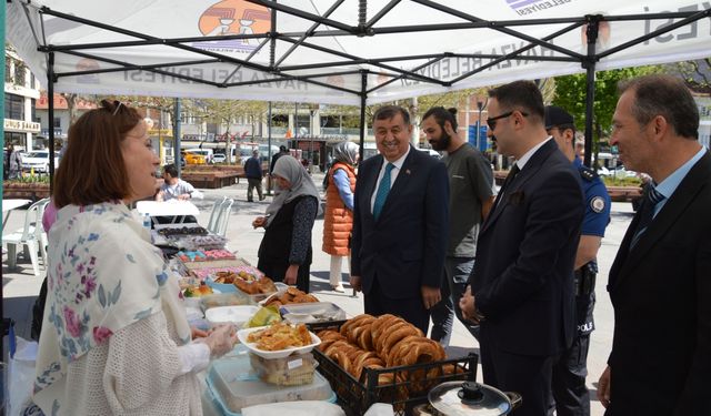 Havza'da özel öğrenciler için kermes açıldı