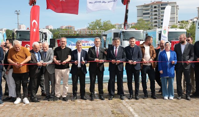 İlkadım Belediyesi 40 yeni araç aldı
