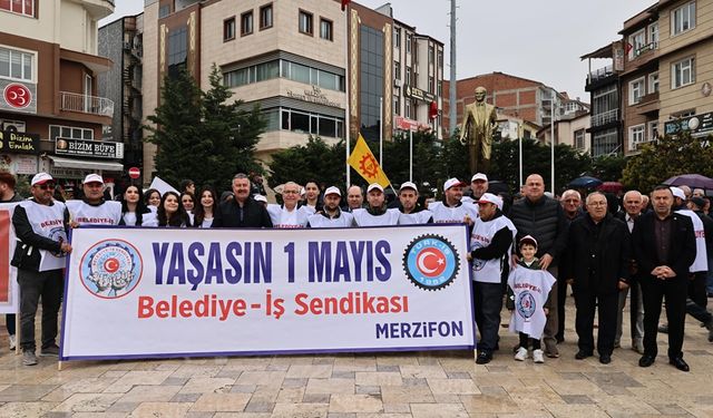 Merzifon’da 1 Mayıs Emek ve Dayanışma Günü kutlandı