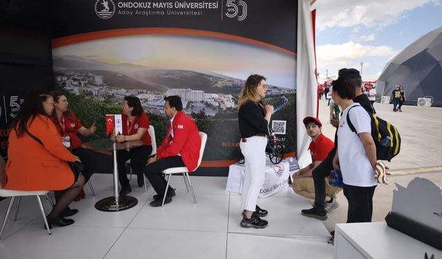 Ondokuz Mayıs Üniversitesi, TEKNOFEST KKTC'de projeleriyle yerini aldı