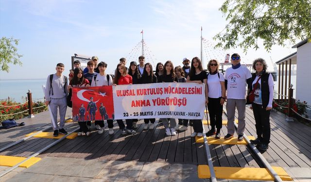 Samsun'da Ulusal Kurtuluş Mücadelesi 15. Anma Yürüyüşü yapıldı