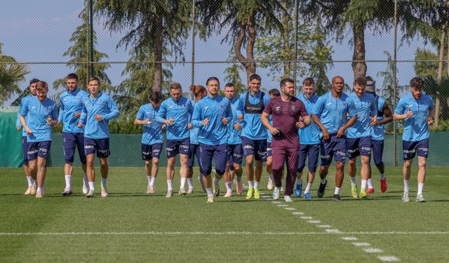 Trabzonspor, Galatasaray maçının hazırlıklarını sürdürdü