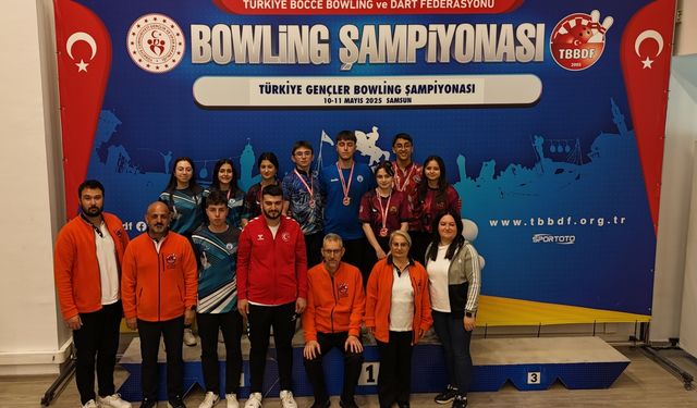 Türkiye Gençler Bowling Şampiyonası, Samsun'da sona erdi