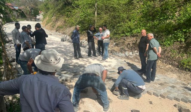 Yığılca'da altyapı ve çevre düzenleme çalışmaları sürüyor