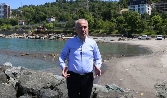Rize Belediyesi Alipaşa Halk Plajı Haziran Sonunda Tamamlanıyor