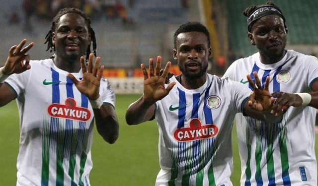 Çaykur Rizespor ligde kalmayı garantiledi