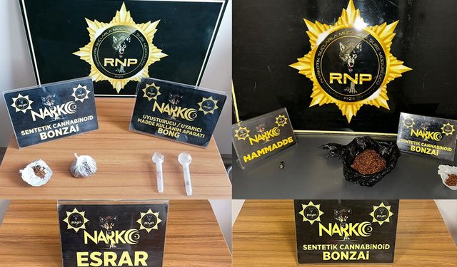 Rize’de narkotik operasyonu: 3 kişi tutuklandı
