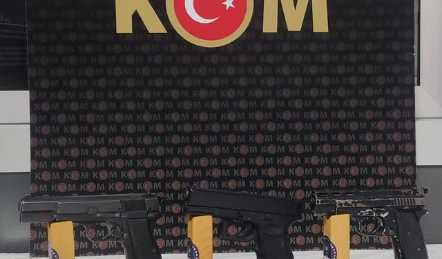 Kastamonu'da ruhsatsız silah operasyonunda 4 şüpheli yakalandı