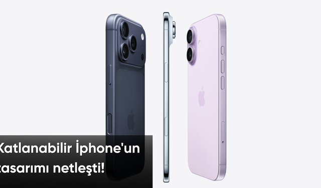 Katlanabilir İphone'un tasarımı netleşti!