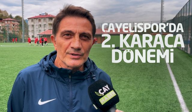 Çayelispor Mehmet Ali Karaca ile anlaştı
