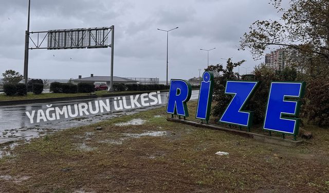 Meteoroloji'den Rize için kuvvetli yağış uyarısı