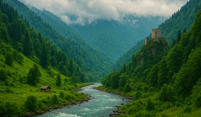 Yeşilin Sahibi Rize’de Sislere Yolculuk