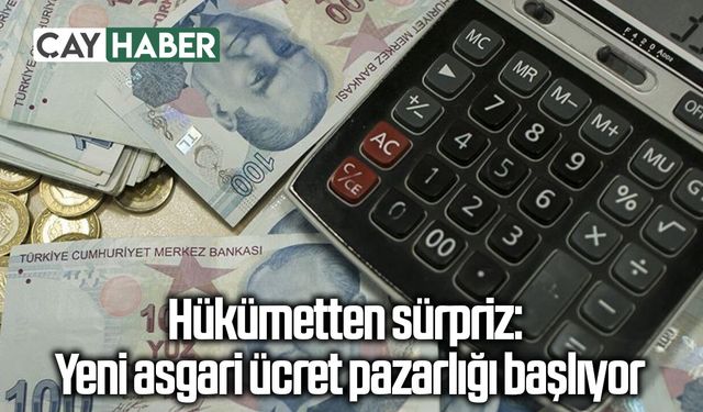 Hükümetten sürpriz: Yeni asgari ücret pazarlığı başlıyor