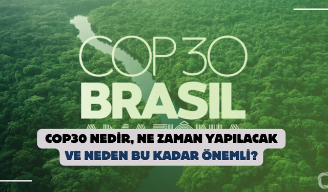 COP30 Nedir, Ne Zaman Yapılacak ve Neden Bu Kadar Önemli?