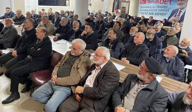 Saadet Partisi Rize İl Eğitim Toplantısı yoğun katılımla yapıldı