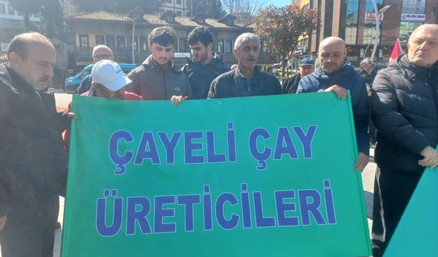 CHP Rize’den çay yürüyüşü: “Yeter, söz üreticinin”