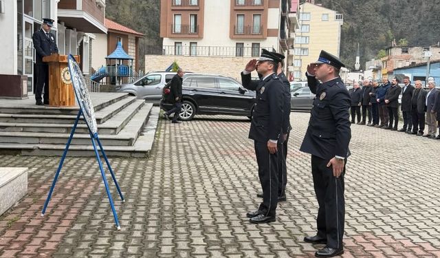 Çaykara'da Türk Polis Teşkilatının 181. kuruluş yılı kutlandı