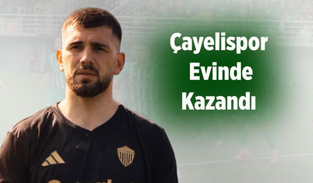 Çayelispor Evinde Hopaspor karşısında 3 Puanın Sahibi Oldu
