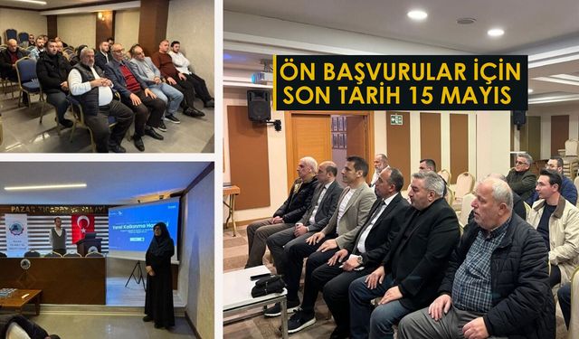 Rize’de Yerel Kalkınma Hamlesi tanıtımları sürüyor