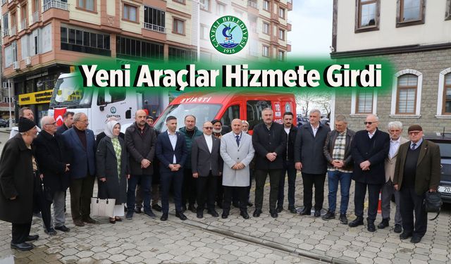 Çayeli Belediyesi’nden 1 Ayda 4. Yeni Araç Yatırımı