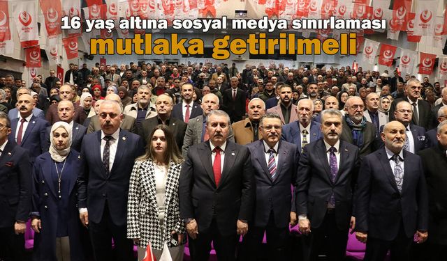 BBP Genel Başkanı Destici, partisinin Trabzon İl Kongresi'nde konuştu