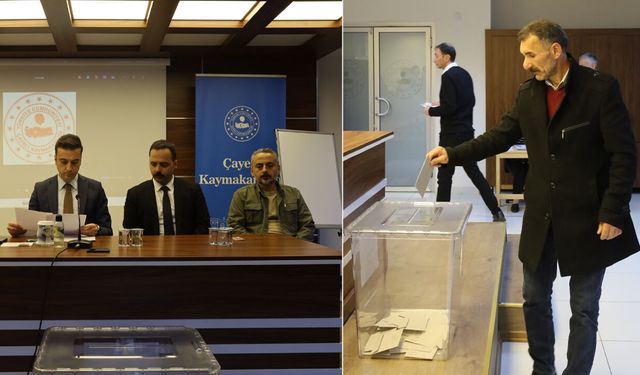 Çayeli'nde Köyle Hizmet Getirme Birliği encümen üyeleri belirlendi