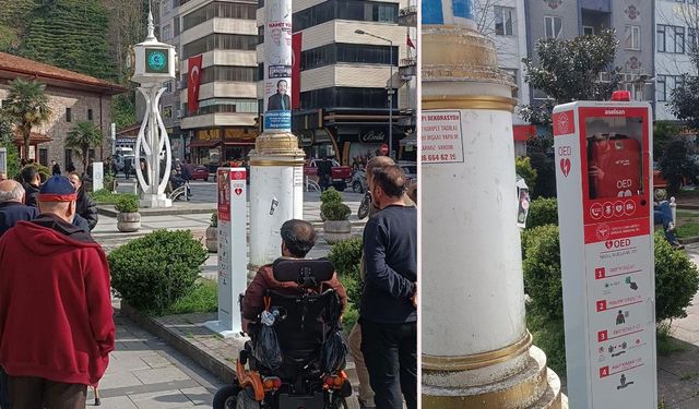 Rize’ye 5 Adet Otomatik Eksternal Defibrilatör Yerleştirildi