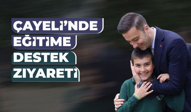 Çayeli Fikri Keçeli İlkokulu’na Ziyaret “Donatılan Sınıfın Açılışı Yapıldı”