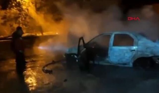 Ordu'da sendika başkanının park halindeki aracı kundaklandı