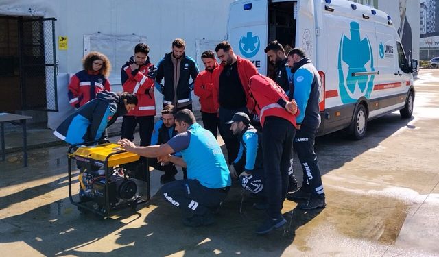 Rize'de UMKE personeline yönelik eğitim düzenlendi