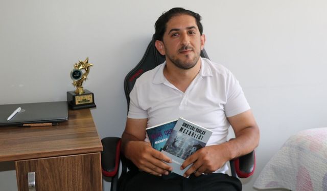 Rize'de üç kitap yazan serebral palsili Aksüt, çalışmalarına devam ediyor