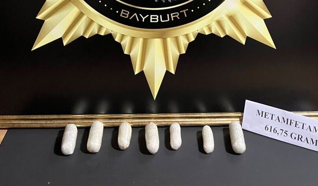 Bayburt'ta uyuşturucu operasyonunda 1 şüpheli tutuklandı