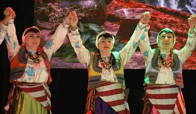 Trabzon'da öğretmenlerden oluşan orkestra ve dans topluluğu sahne aldı