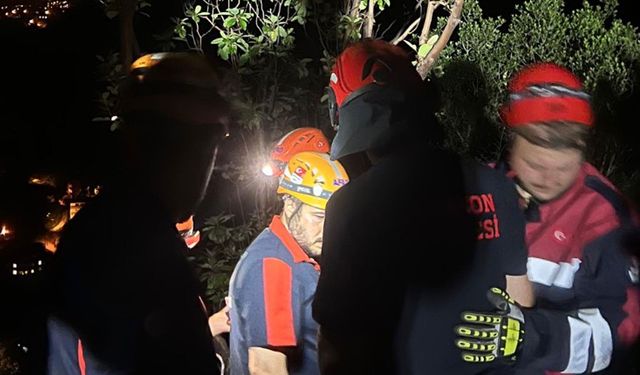 Trabzon'da İtfaiye ve AFAD’dan Başarılı Kurtarma Operasyonu