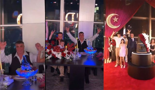 Sedat Peker doğum gününü ailesiyle kutladı: Çalan şarkılar dikkat çekici