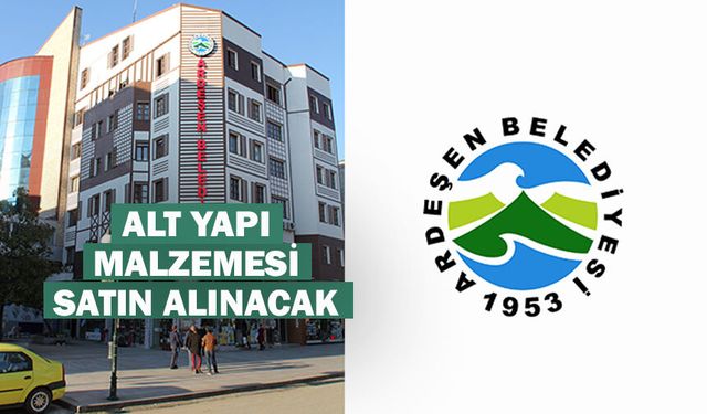 2026 yılı Muhtelif Alt yapı Malzeme alımı İşi