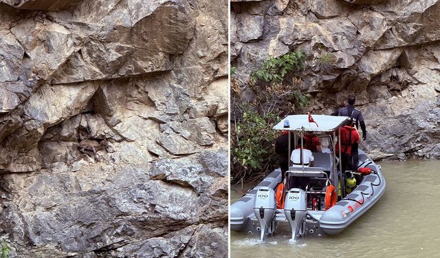 Artvin'de kayalıklarda mahsur kalan oğlak kurtarıldı